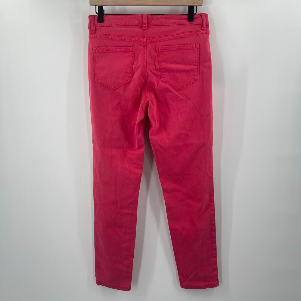 VINTAGE AMERICA BLUES Jeans Size 6R/28 Missy Stretch Skinny Red/Pink Zipper NWT - Picture 2 of 15